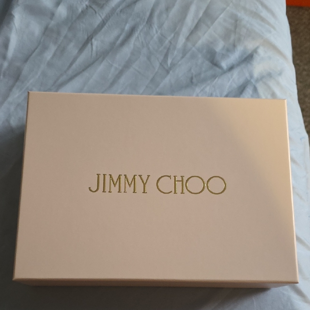 Jimmy Choo Blush Pink Box with Gold Logo